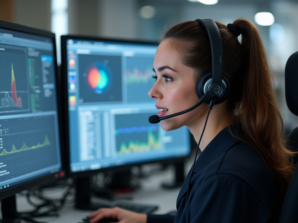 Técnico proporcionando soporte al cliente