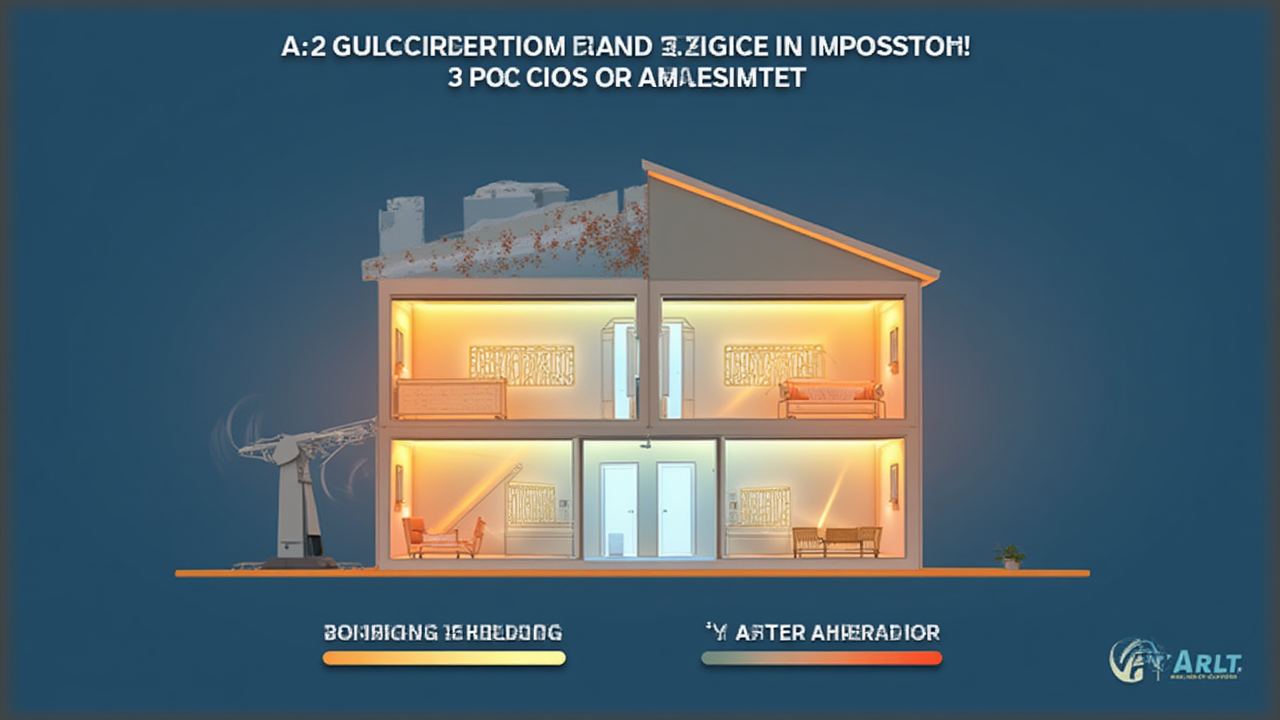 Diagrama de mejora de señal en una vivienda